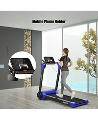 2.25HP Folding Electric Motorized Treadmill With Speaker
