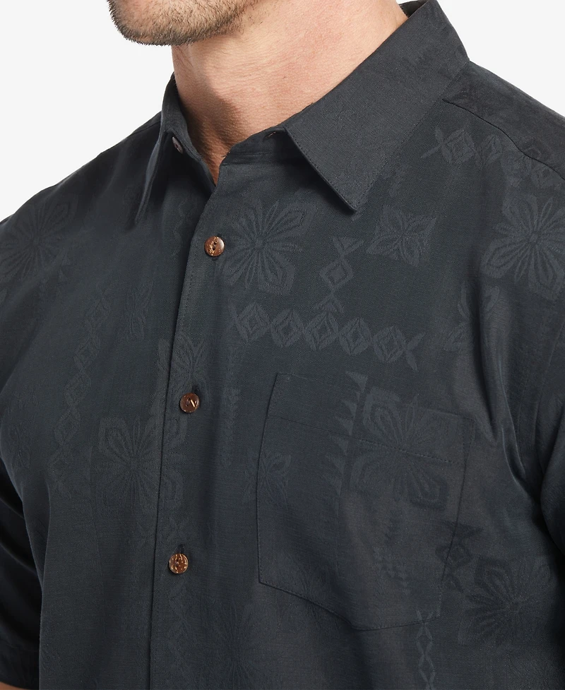 Quiksilver Waterman Men's Manele Bay Short Sleeves Shirt