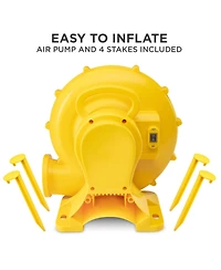 Sunny & Fun Bounce House, Inflatable Bouncy House with Toddler Slide