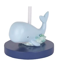 Lambs & Ivy Oceania Blue Ocean/Sea/Nautical Nursery Lamp with Shade & Bulb