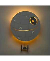 Lambs & Ivy Star Wars Signature Led Light-Up Death Star Wall Decor/Art