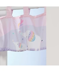 Bedtime Originals Elephant Dreams Nursery/Child Light Pink Window Valance