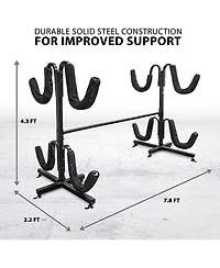 Raxgo Kayak Storage Rack, Freestanding Kayak Rack, Storage for 4 Kayak