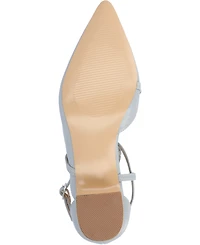 Journee Collection Women's Galvinn Crisscross Pointed Toe Pumps