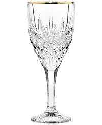 Godinger Dublin Gold Goblets, Set of 4
