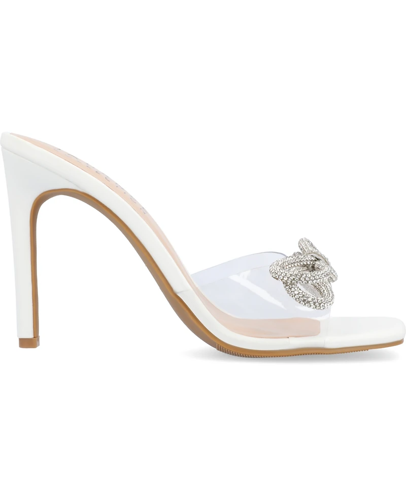 Journee Collection Women's Fenella Lucite Stilettos