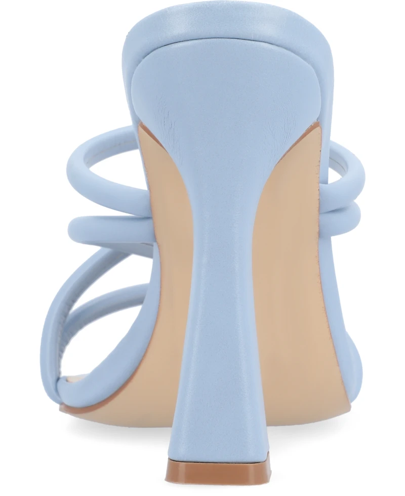 Journee Collection Women's Louisse Crisscross Slip-On Sandals