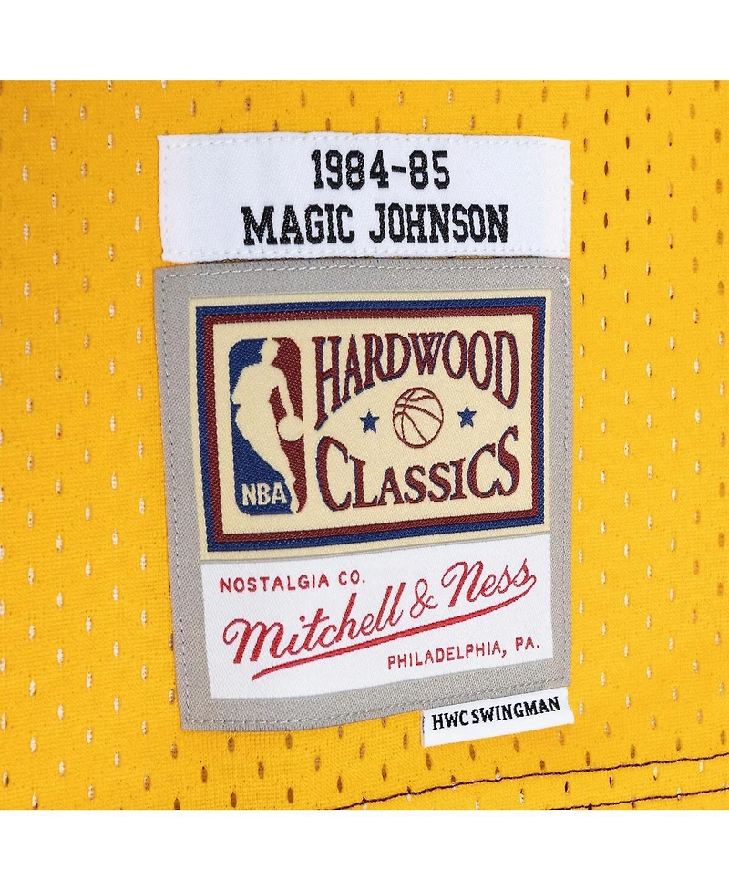 Men's Mitchell & Ness Magic Johnson Purple