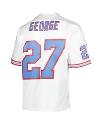 Men's Mitchell & Ness Eddie George White Houston Oilers 1996 Legacy Replica Jersey