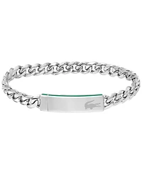Lacoste Men's Stainless Steel Box Chain Bracelet