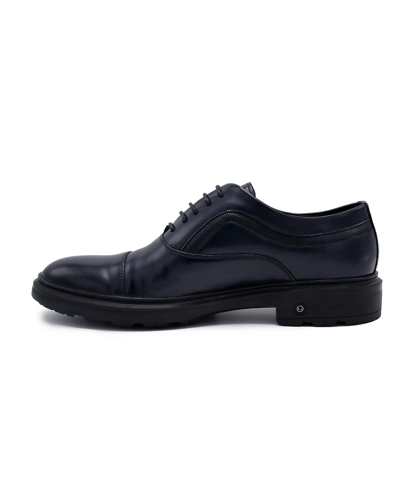 Aston Marc Men's Tuscan Cap Toe Dress Shoes
