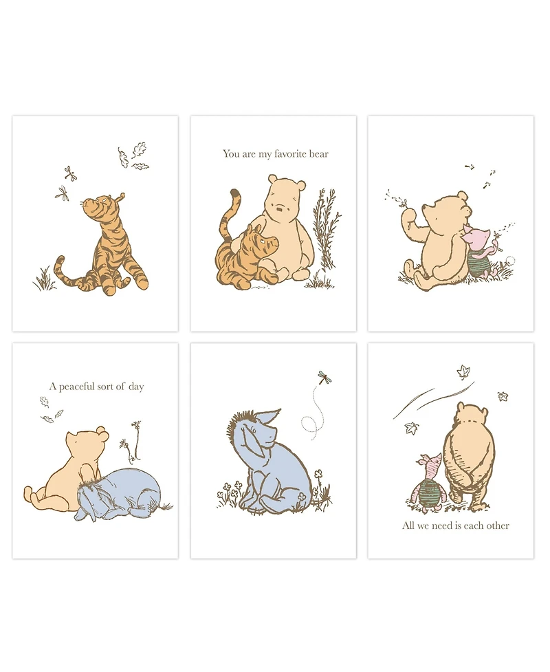 Lambs & Ivy Disney Baby Classic Pooh Unframed Nursery/Child Wall Art