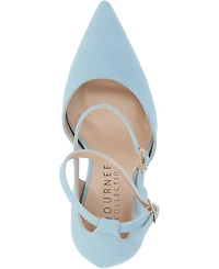 Journee Collection Women's Lilyann Double Strap Buckle Stilettos