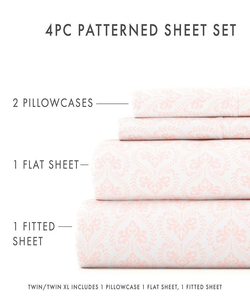 ienjoy Home The Boho & Beyond Premium Ultra Soft Pattern 4-Pc. Sheet Set