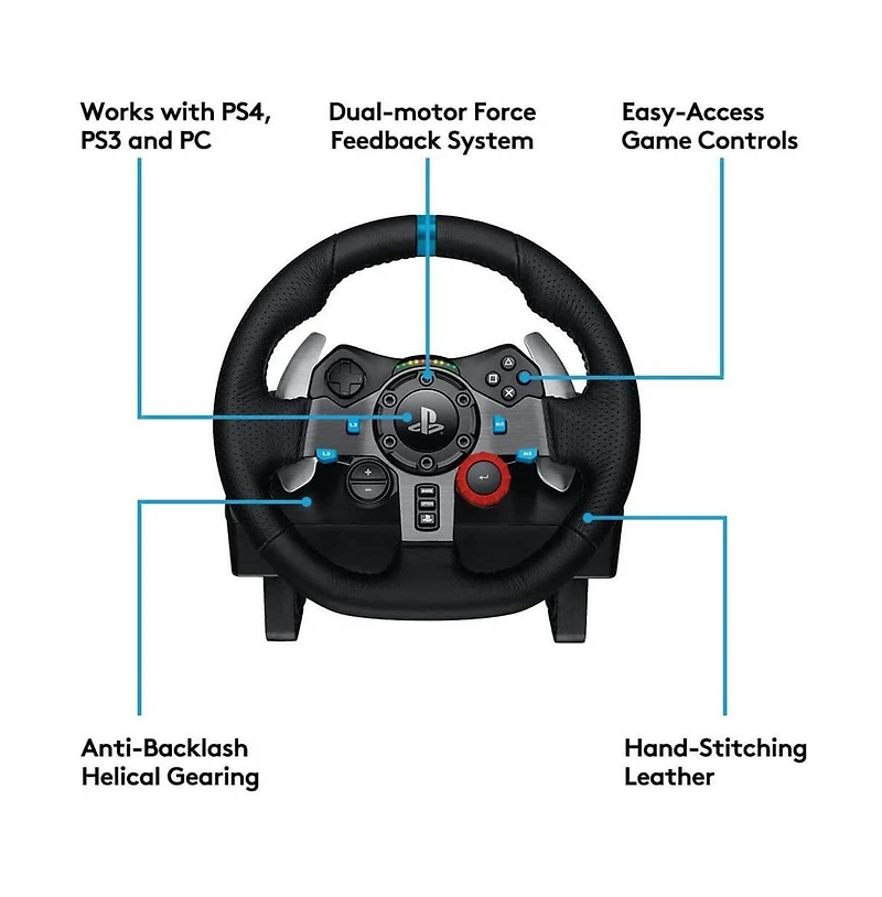 G29 Driving Force Racing Wheel For Playstation 5, Playstation 4 & PlayStation 3