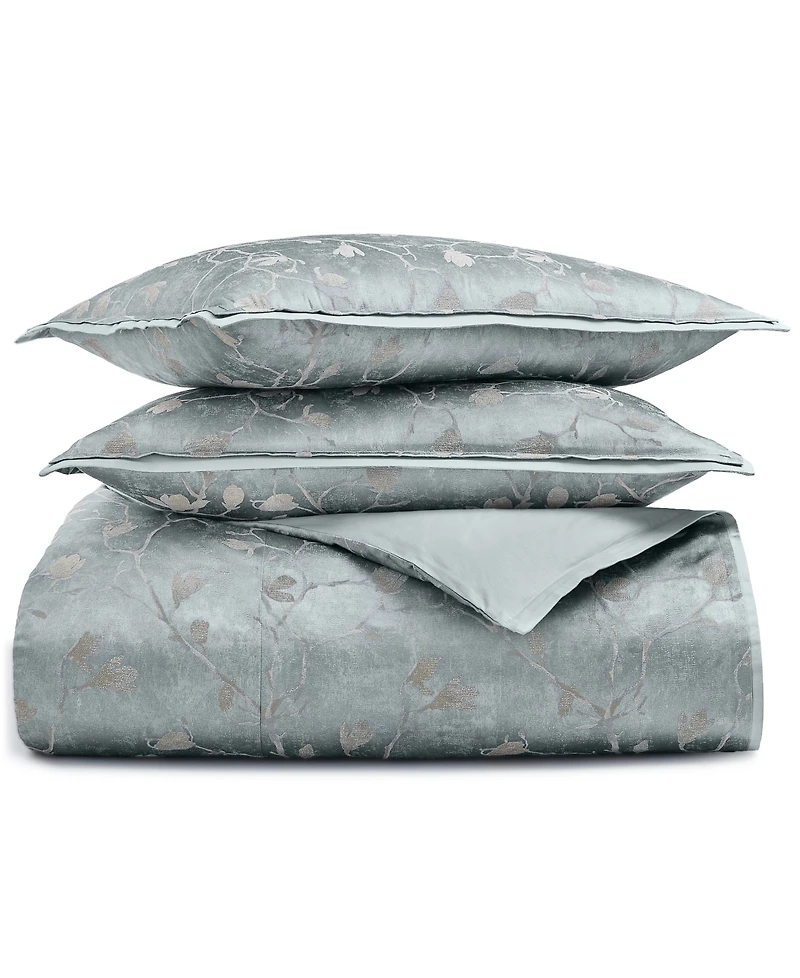 Hotel Collection Sakura Blossom Duvet Cover Set, Full/Queen, Exclusively at Macy's
