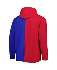 Men's Mitchell & Ness Red, Royal Chicago Cubs Fleece Full-Zip Hoodie