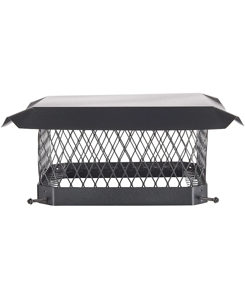 Hy-c SC1313 Shelter Bolt On Single Flue Steel Chimney Cover, 13" x 13"