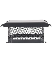 Hy-c SC1313 Shelter Bolt On Single Flue Steel Chimney Cover, 13" x 13"