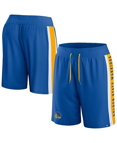 Men's Fanatics Royal Golden State Warriors Referee Iconic Mesh Shorts