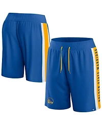 Men's Fanatics Royal Golden State Warriors Referee Iconic Mesh Shorts