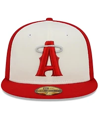 Men's New Era Red Los Angeles Angels City Connect 59FIFTY Fitted Hat