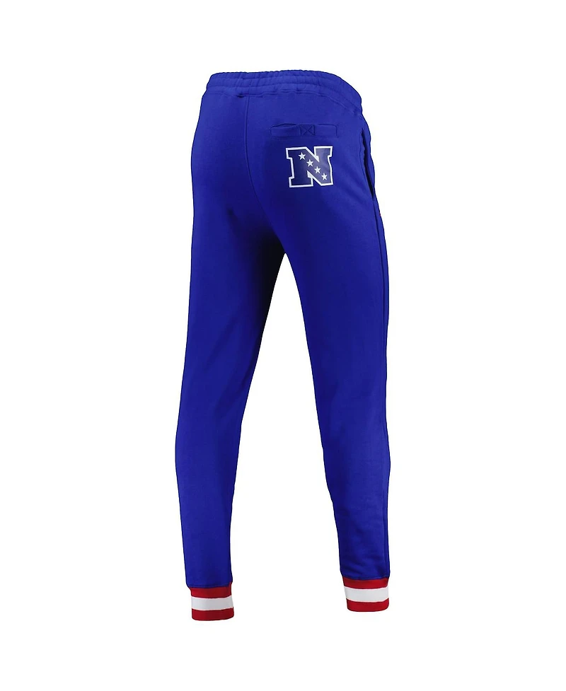 Men's Starter Royal New York Giants Blitz Fleece Jogger Pants