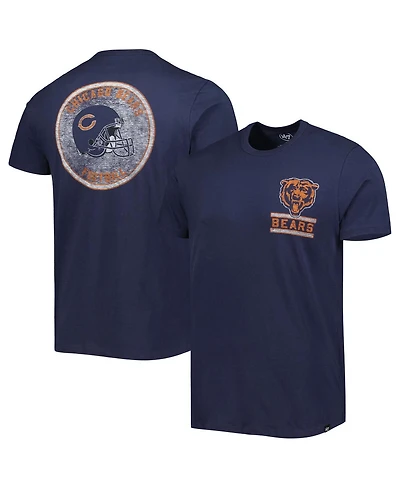 Men's '47 Brand Navy Chicago Bears Open Field Franklin T-shirt