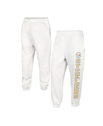 Women's '47 Brand Oatmeal Pittsburgh Steelers Harper Joggers