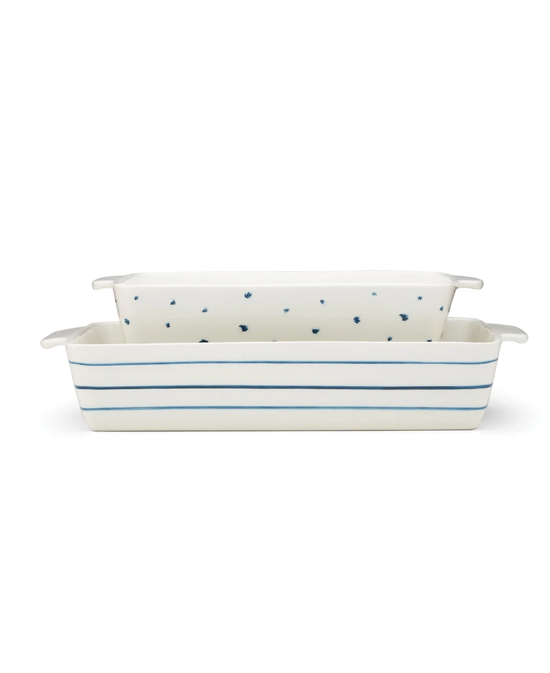 Lenox Blue Bay Rectangular Bakers 2-Piece Set