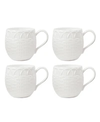 Lenox Wicker Creek Mugs, Set Of 4