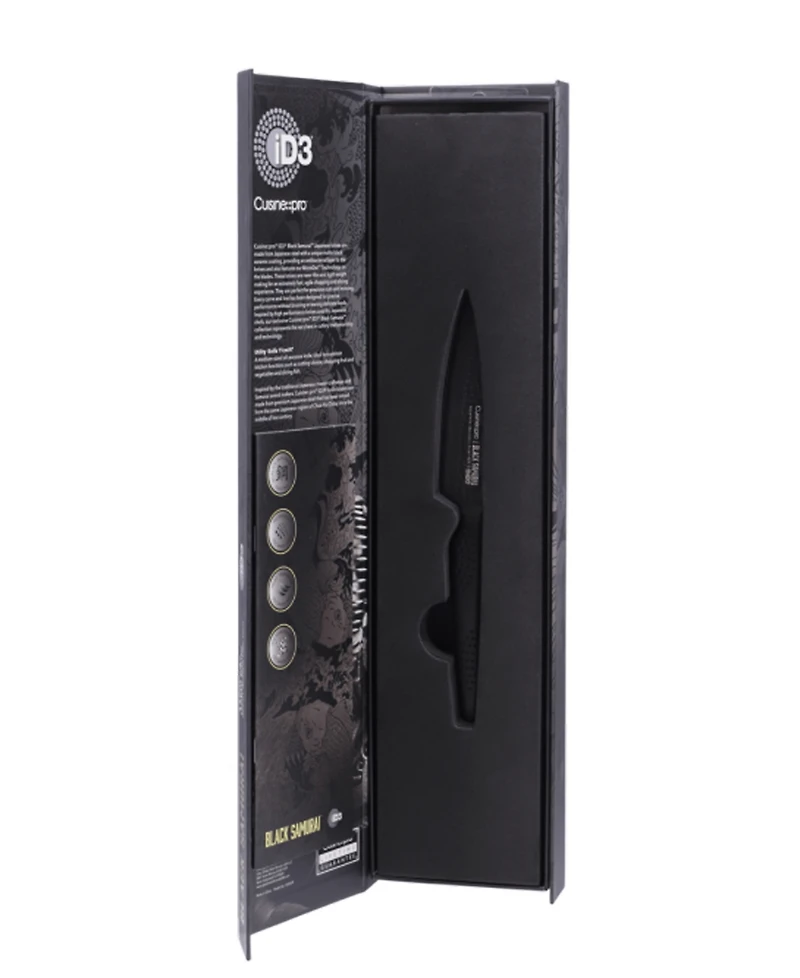 Cuisine::pro Id3 Black Samurai 5" Chefs Knife
