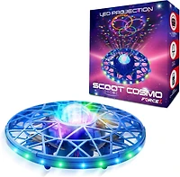 Force1 Scoot Cosmo Led Hand Operated Drone for Kids or Adults - Blue