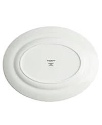 Renaissance Grey Oval Platter 13.75"