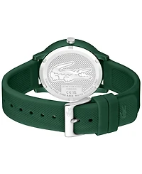 Lacoste Men's L 12.12 Move Green Silicone Strap Watch 42mm