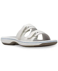 Clarks Women's Cloudsteppers Breeze Piper Comfort Slide Sandals