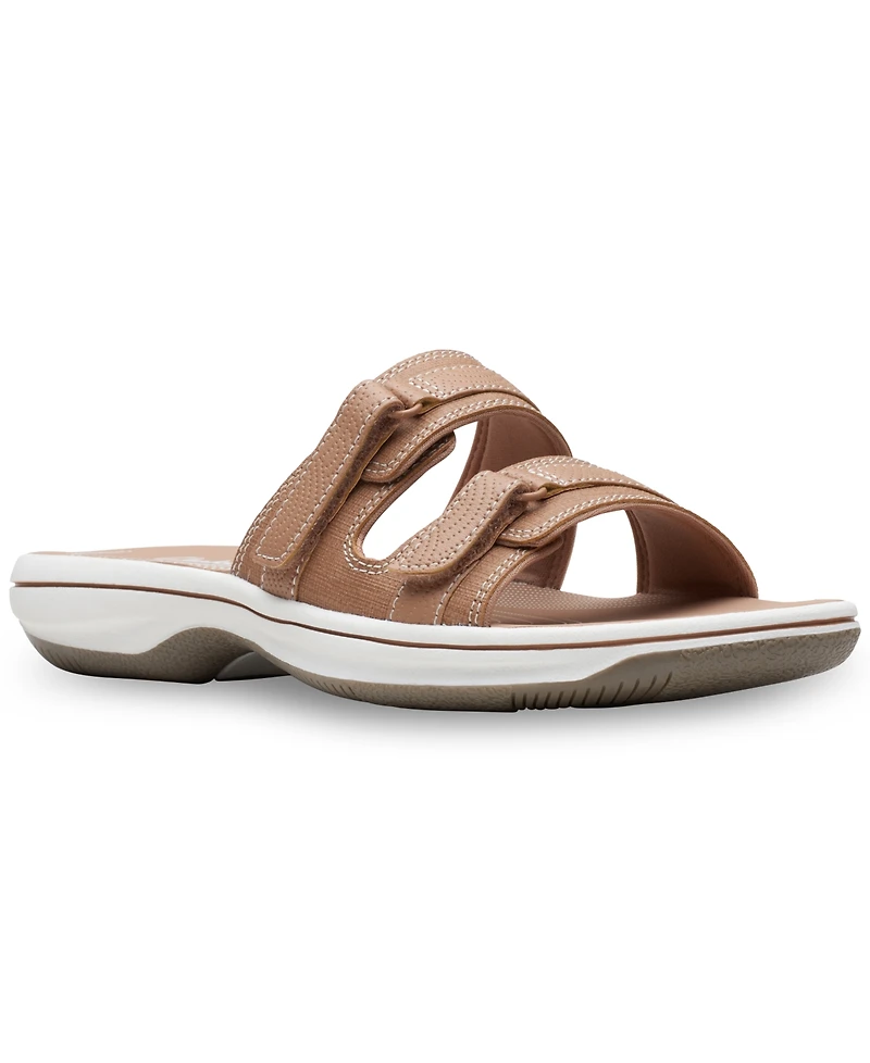 Clarks Women's Cloudsteppers Breeze Piper Comfort Slide Sandals