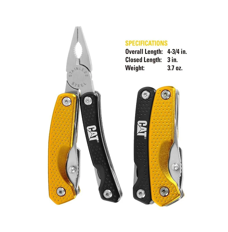 Cat 8-in-1 Multifunction Knife and Pliers Tool
