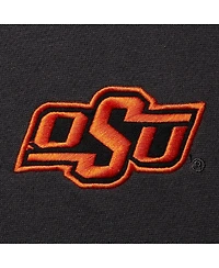 Men's Colosseum Charcoal Oklahoma State Cowboys Tortugas Logo Quarter-Zip Jacket