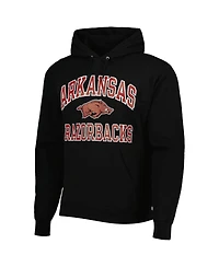 Men's Champion Black Arkansas Razorbacks High Motor Pullover Hoodie