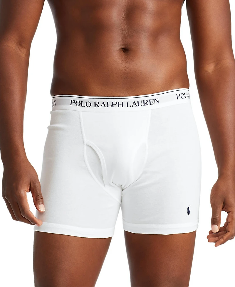 Polo Ralph Lauren Men's 3-Pack Classic Cotton Boxer Briefs