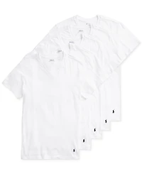 Polo Ralph Lauren Men's 5-Pack Slim Fit Classic Cotton V-Neck T-Shirts