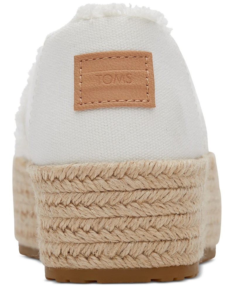 Toms Women's Valencia Canvas Platform Espadrilles