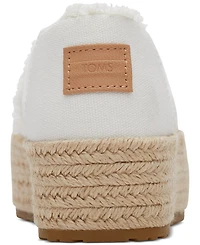 Toms Women's Valencia Canvas Platform Espadrilles