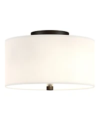 Ellis 12" Flush Mount with Fabric Shade
