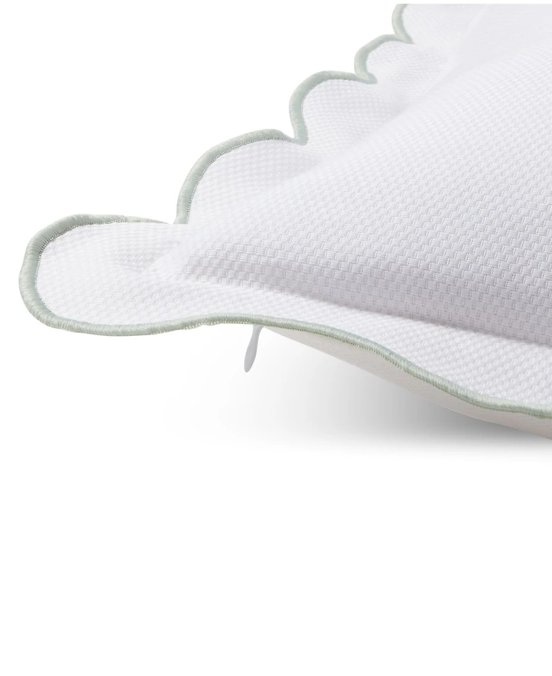 Lauren Ralph Lauren Pique Scallop Cotton Sham, Euro