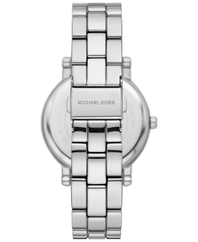 Michael Kors Women's Corey Three-Hand Silver-Tone Alloy Watch 38mm