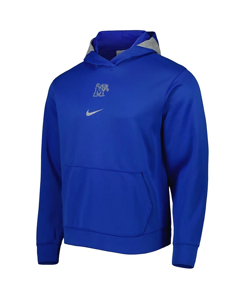 Men's Nike Royal Memphis Tigers Spotlight Performance Pullover Hoodie