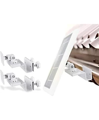 Wasserstein Gutter Mount Compatible with Ring, Arlo, Blink, Reolink Cams and Compatible Solar Panels ( Pack