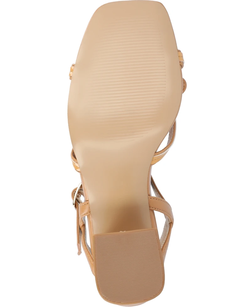 Journee Collection Women's Issmia Crisscross Bow Sandals